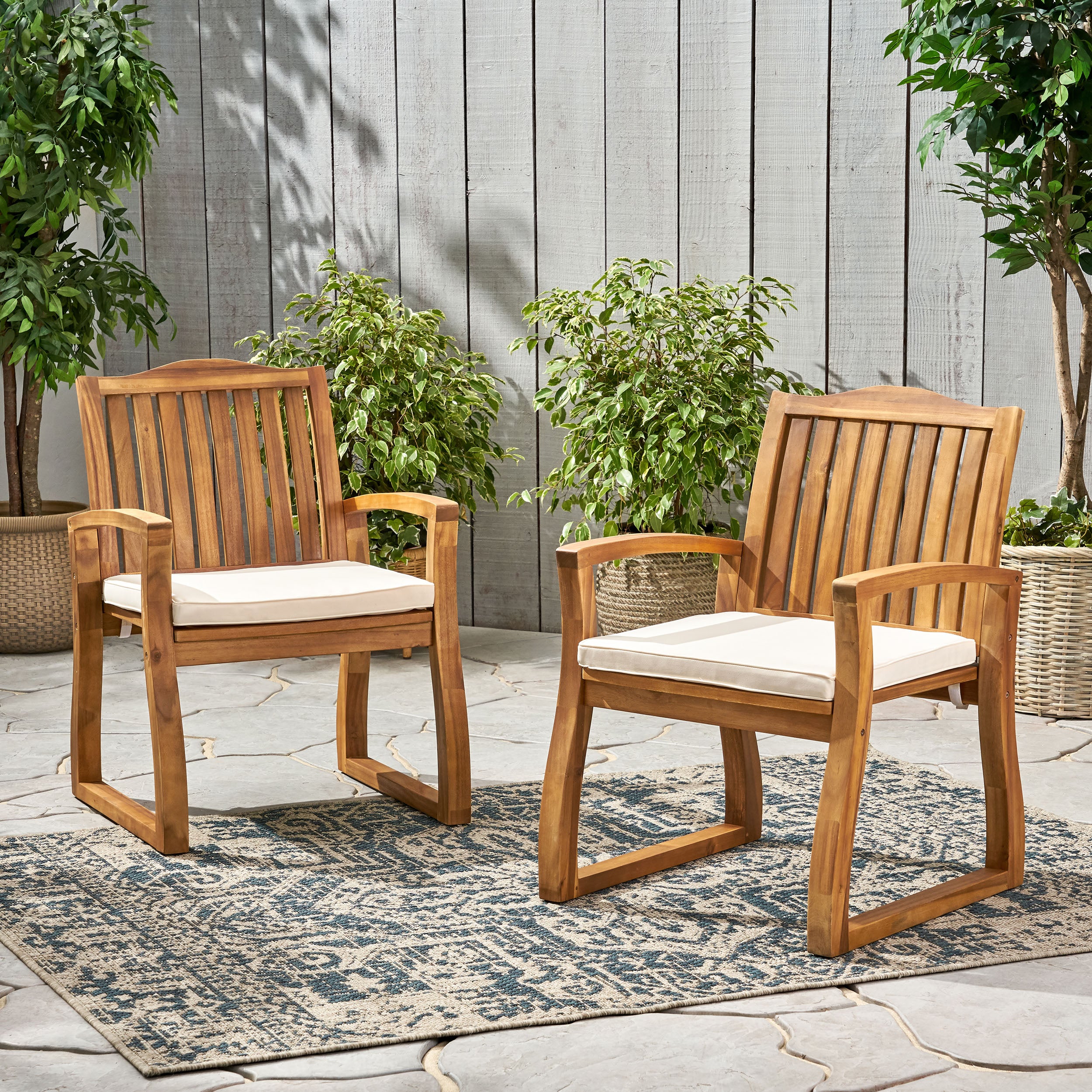 Della Wood KD Armchair