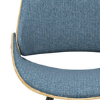 Malden - Bentwood Dining Chair with Wood Back - Denim