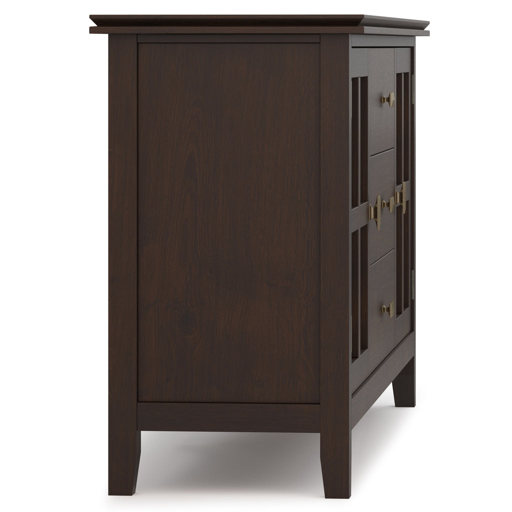 Artisan 60 Inch Wide Solid Wood Large Sideboard Buffet