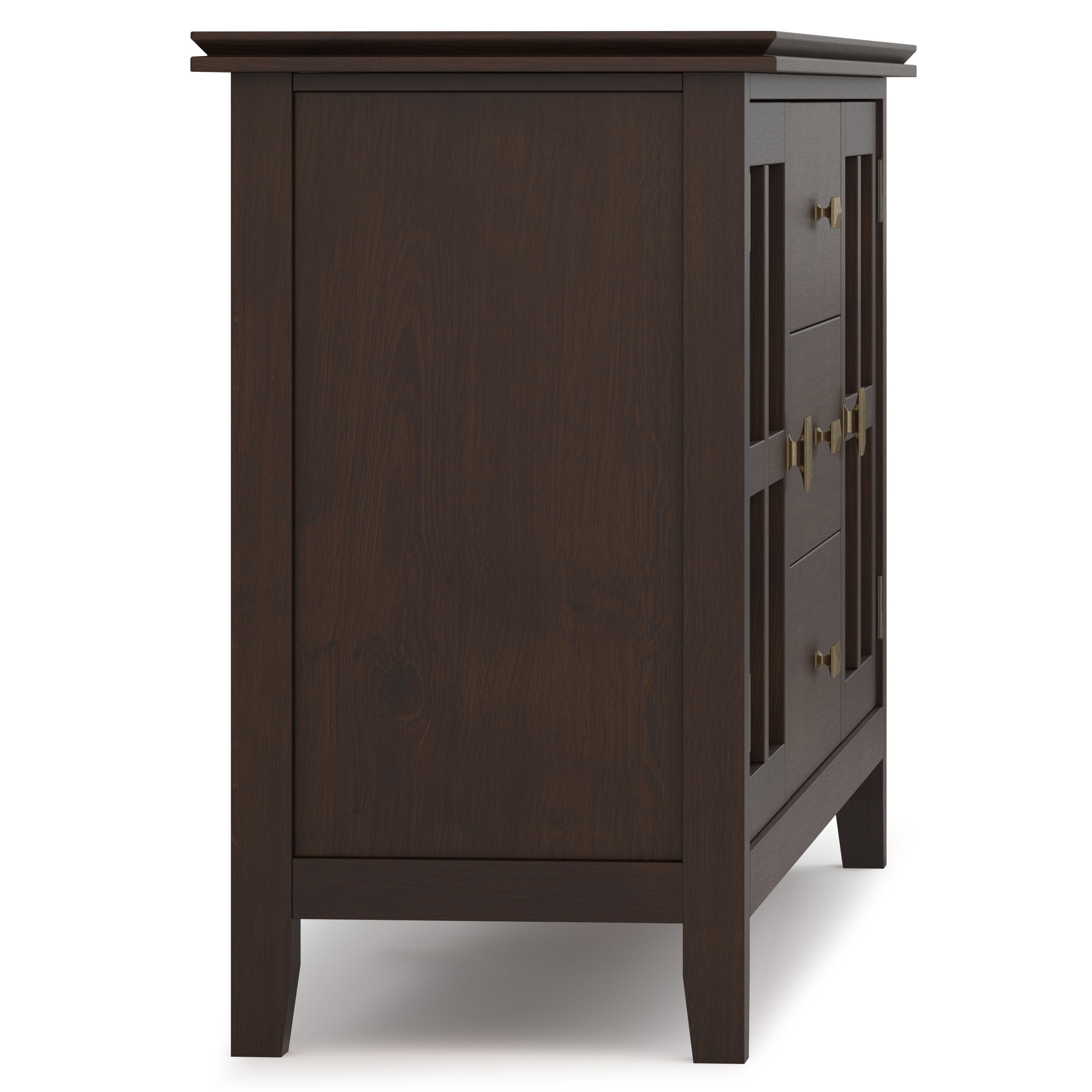 Artisan 60 Inch Wide Solid Wood Large Sideboard Buffet