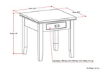 Artisan End Table - Russet