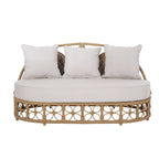 Patio Furniture Outdoor Daybed with Wicker Rattan