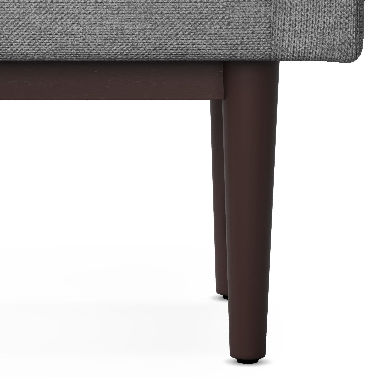 Scott Small Ottoman Bench - Pewter