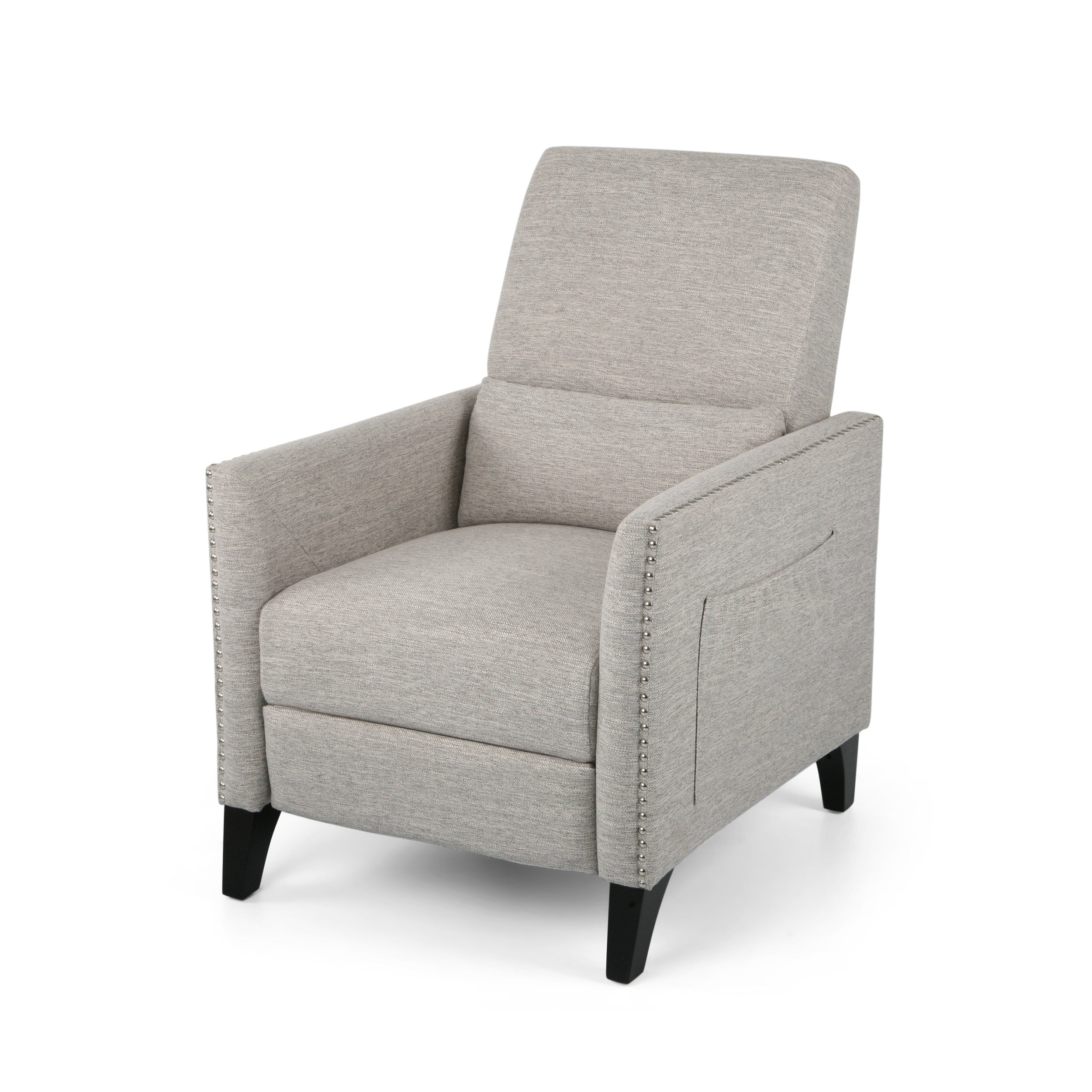 Pushback Recliner Chair with Side Pocket