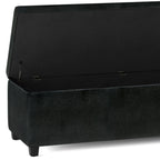 Avalon 54 Inch Wide Extra Large Storage Ottoman Bench
