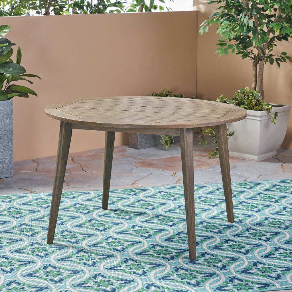 Stamford 47 Acacia Wood Outdoor Dining Table