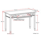 Warm Shaker Desk - Hickory
