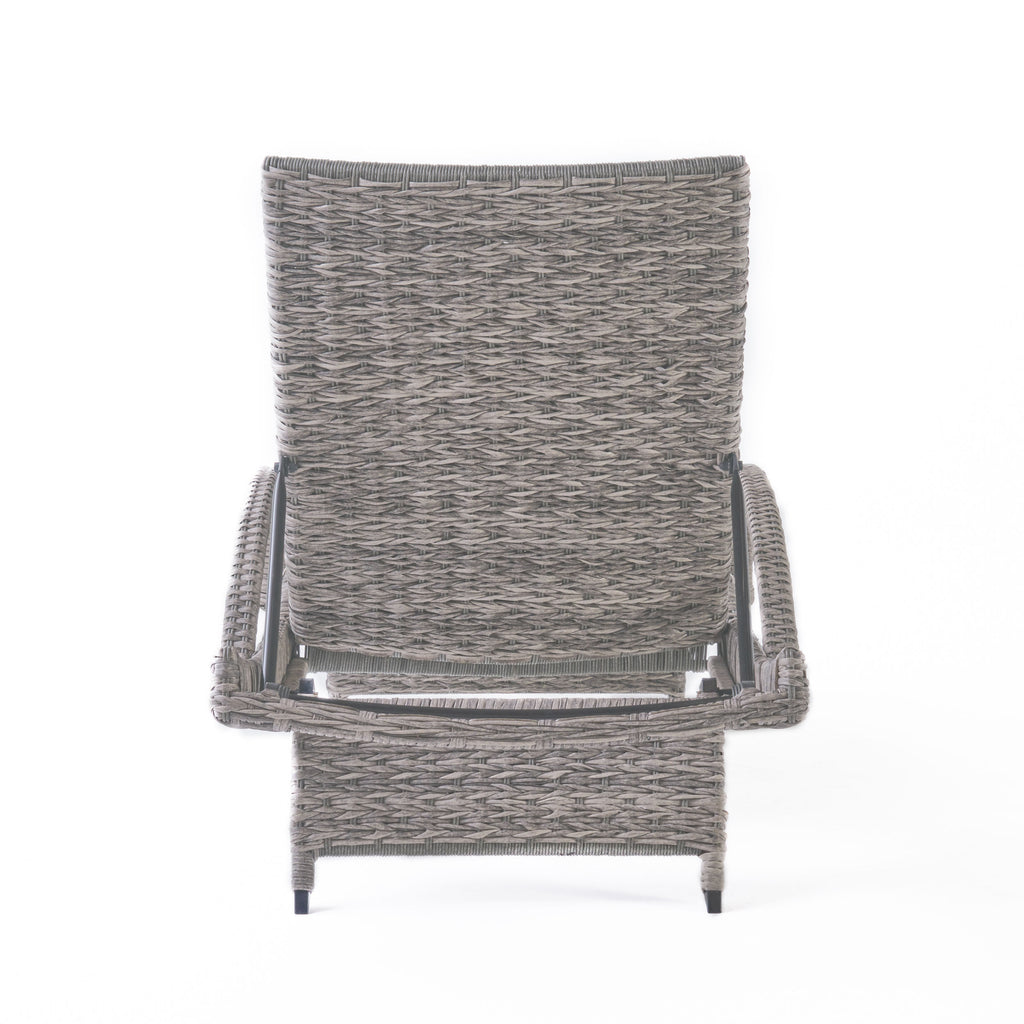 Crete Wicker Chaise Lounge