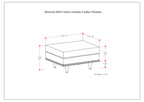Morrison Ottoman in Sienna Genuine Leather