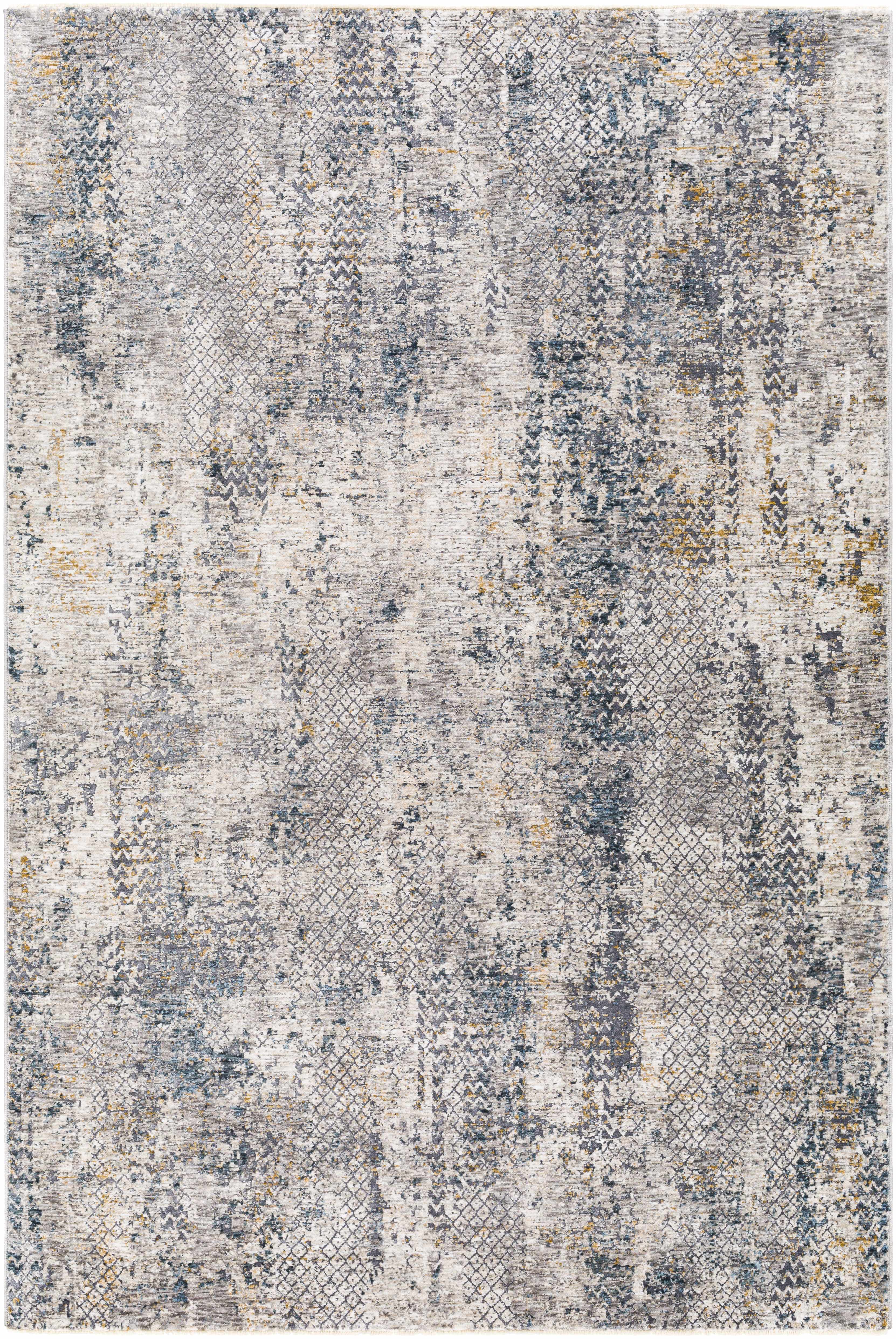 Odell Abstract Luxe Fringe Rug - Clearance