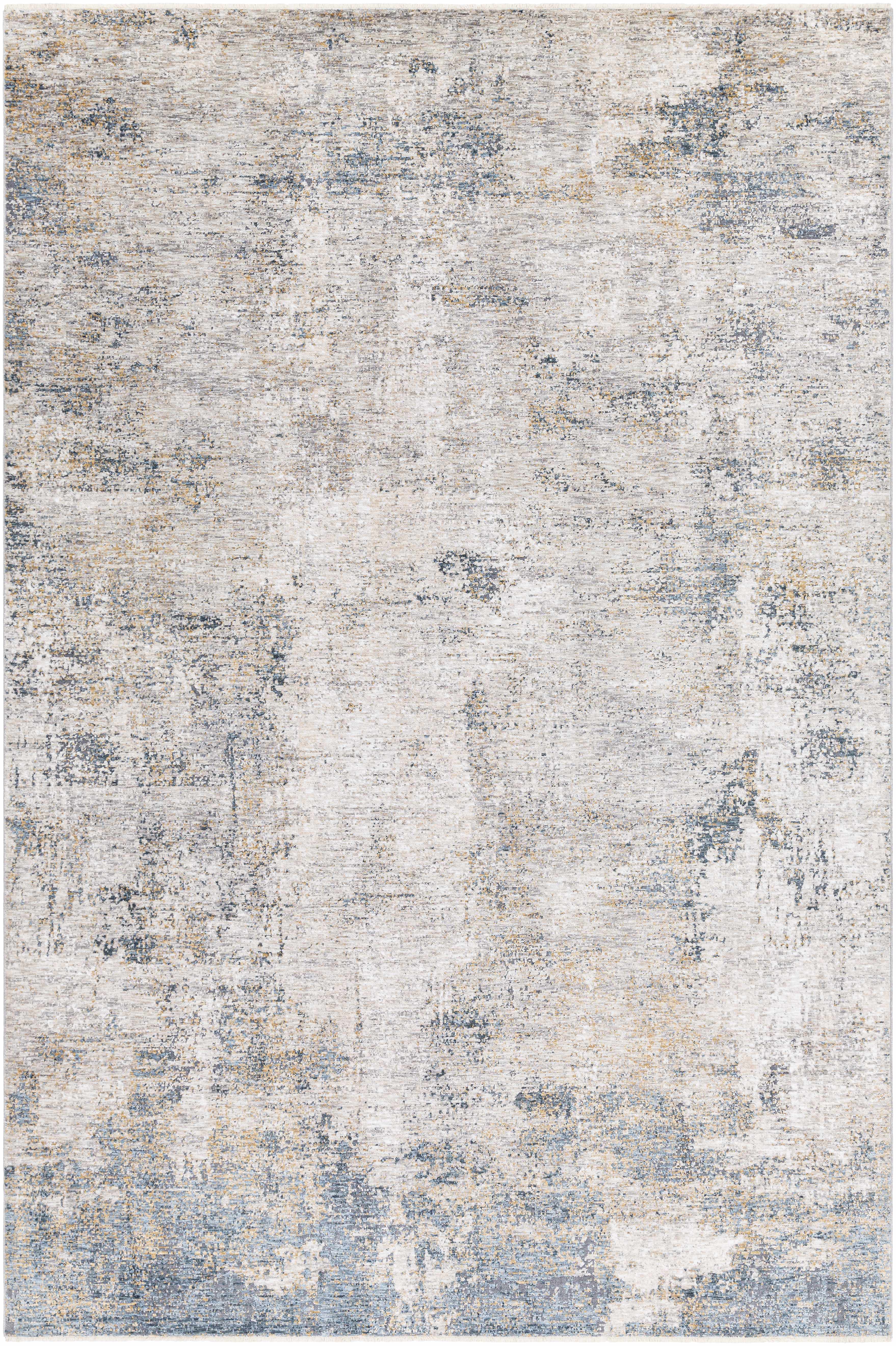Odell Abstract Luxe Fringe Rug - Clearance