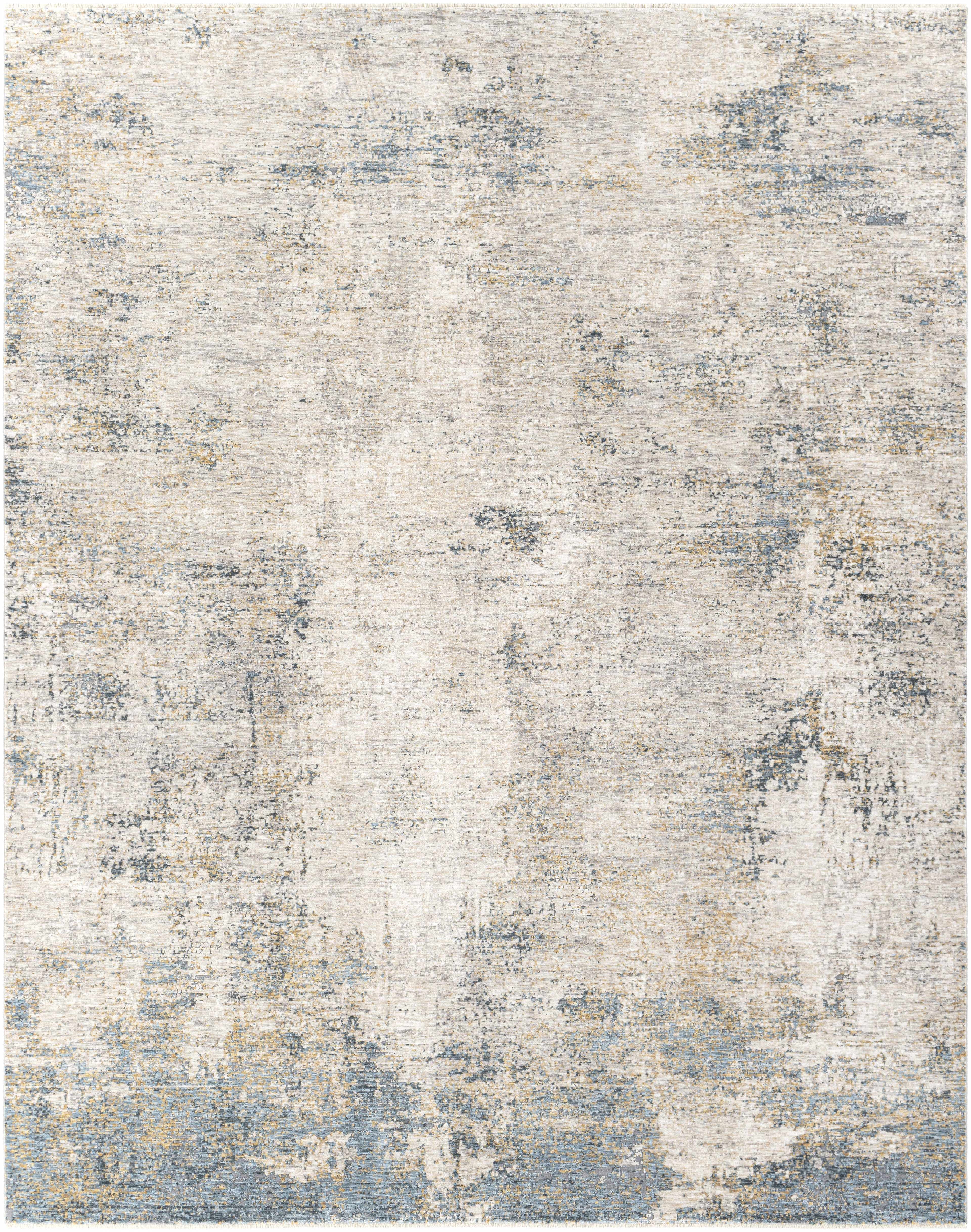 Odell Abstract Luxe Fringe Rug - Clearance