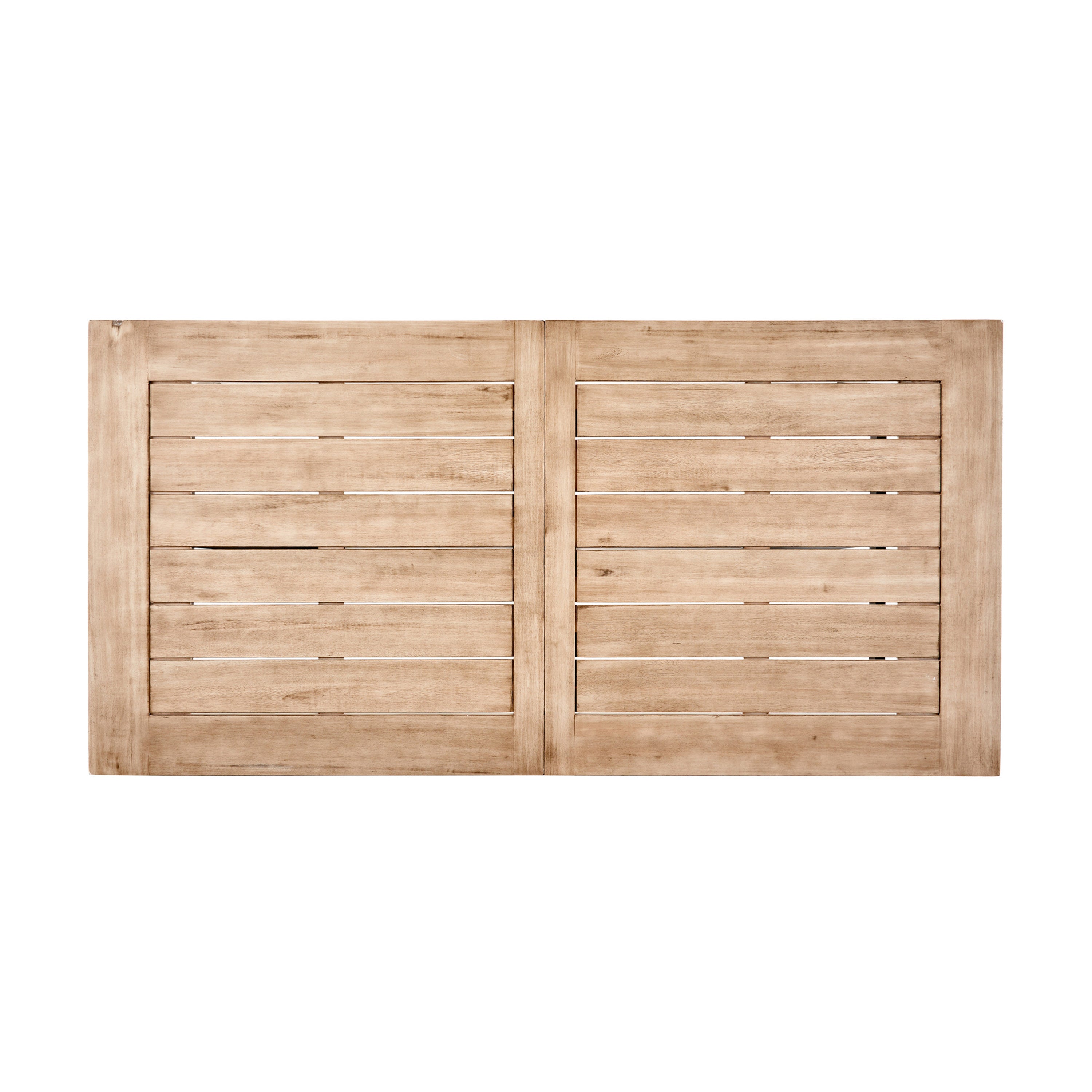 Outdoor Dining Set with 2 Benches and 1 Dining Table (3 pcs)