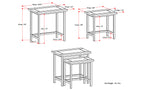 Skyler - 2 Pc Nesting Side Table - Dark