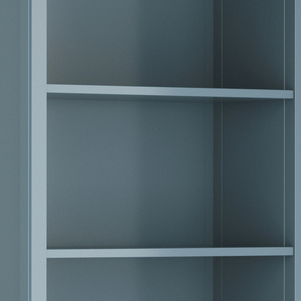 Amherst 30 Inch Solid Wood 5 Shelf Bookcase in French