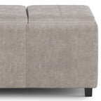 Avalon 42 Inch Wide Storage Ottoman in Distressed
