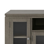 Cosmopolitan 72-Inch Wide Solid Wood TV Stand in Farmhouse