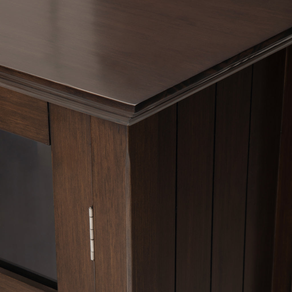Acadian 39 Inch Wide Solid Wood Transitional Storage Cabinet