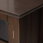 Acadian 39 Inch Wide Solid Wood Transitional Storage Cabinet