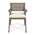 Helen Outdoor Acacia Wood Dining Chair