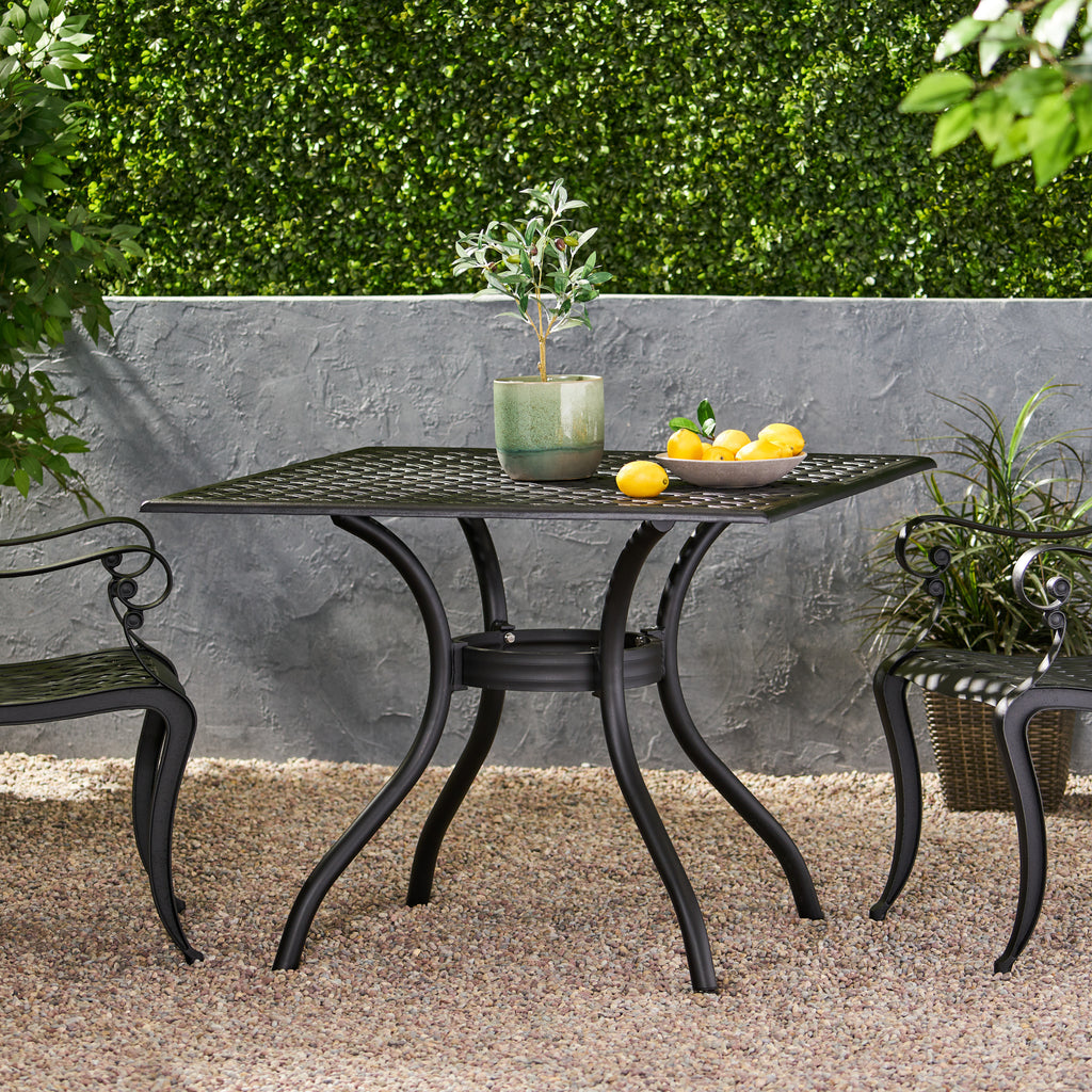 Cayman Arch Mesh 39in Square Table