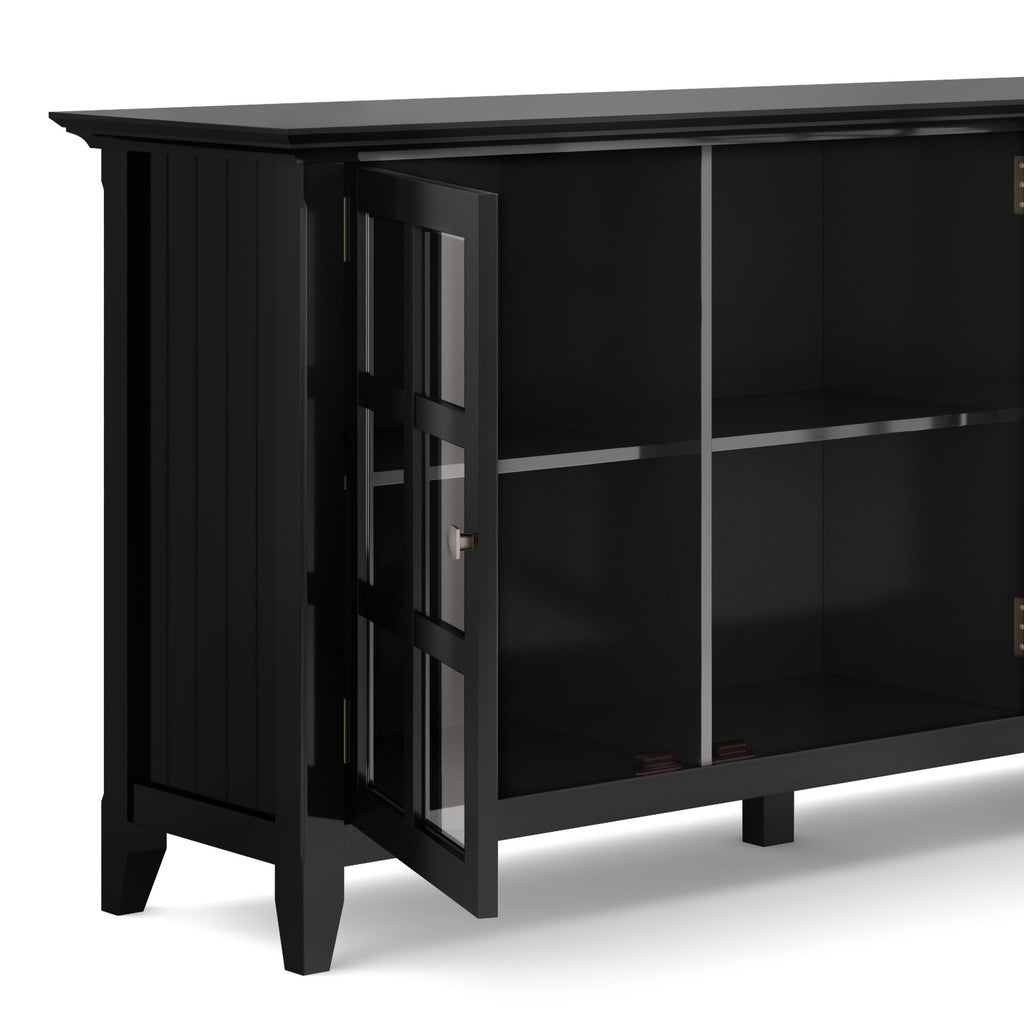 Acadian 62 Inch Wide Solid Wood Wide Storage Cabinet