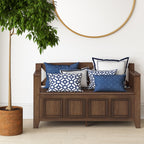Amherst Solid Wood Entryway Storage Bench in Rustic