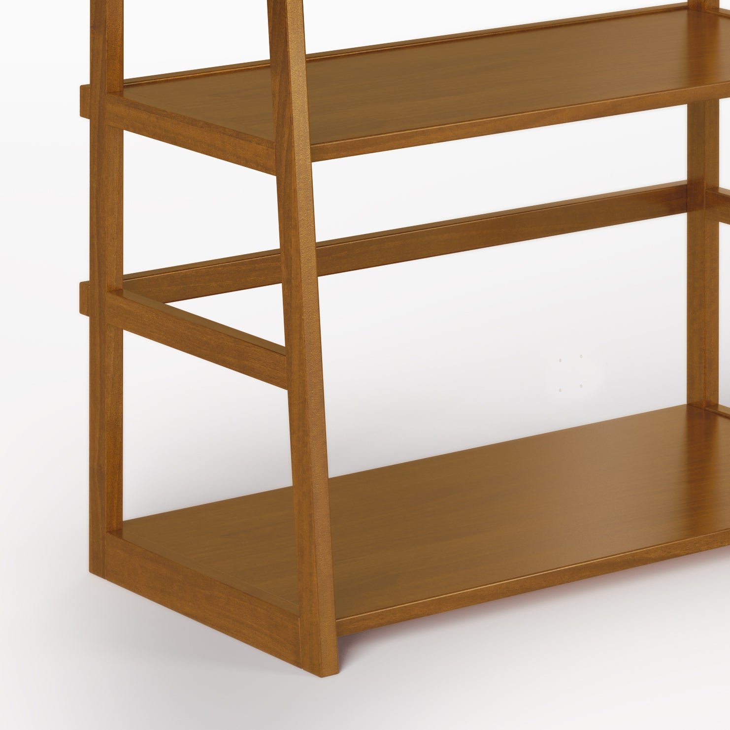 Acadian Ladder Shelf Bookcase - Light Golden