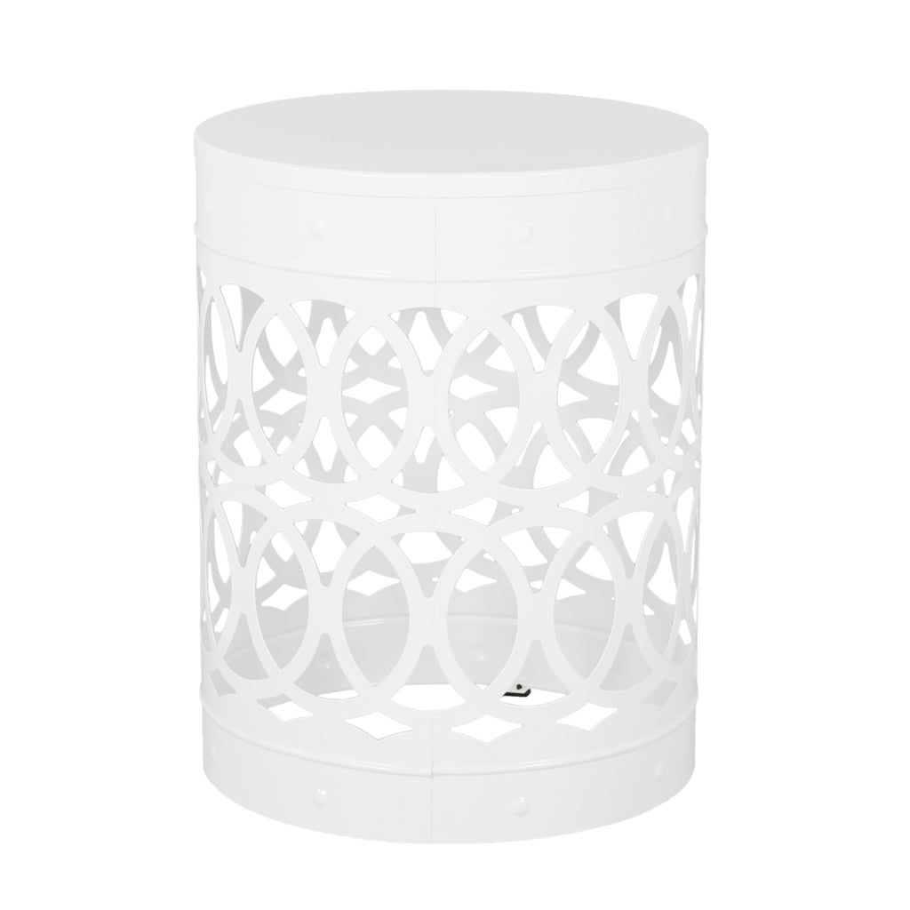 Outdoor Metal S/2 End Table