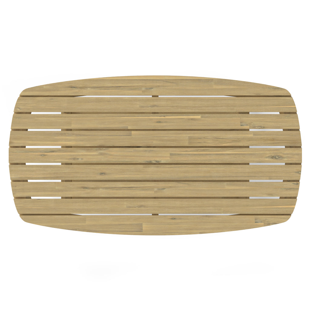 Bayshore Outdoor Coffee Table - Light Teak