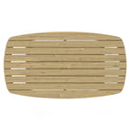 Bayshore Outdoor Coffee Table - Light Teak