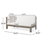 Brava X-Back Left Corner Bench of Set 2