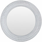 Polverigi Round White Mirror - Clearance