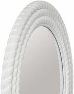 Polverigi Round White Mirror - Clearance
