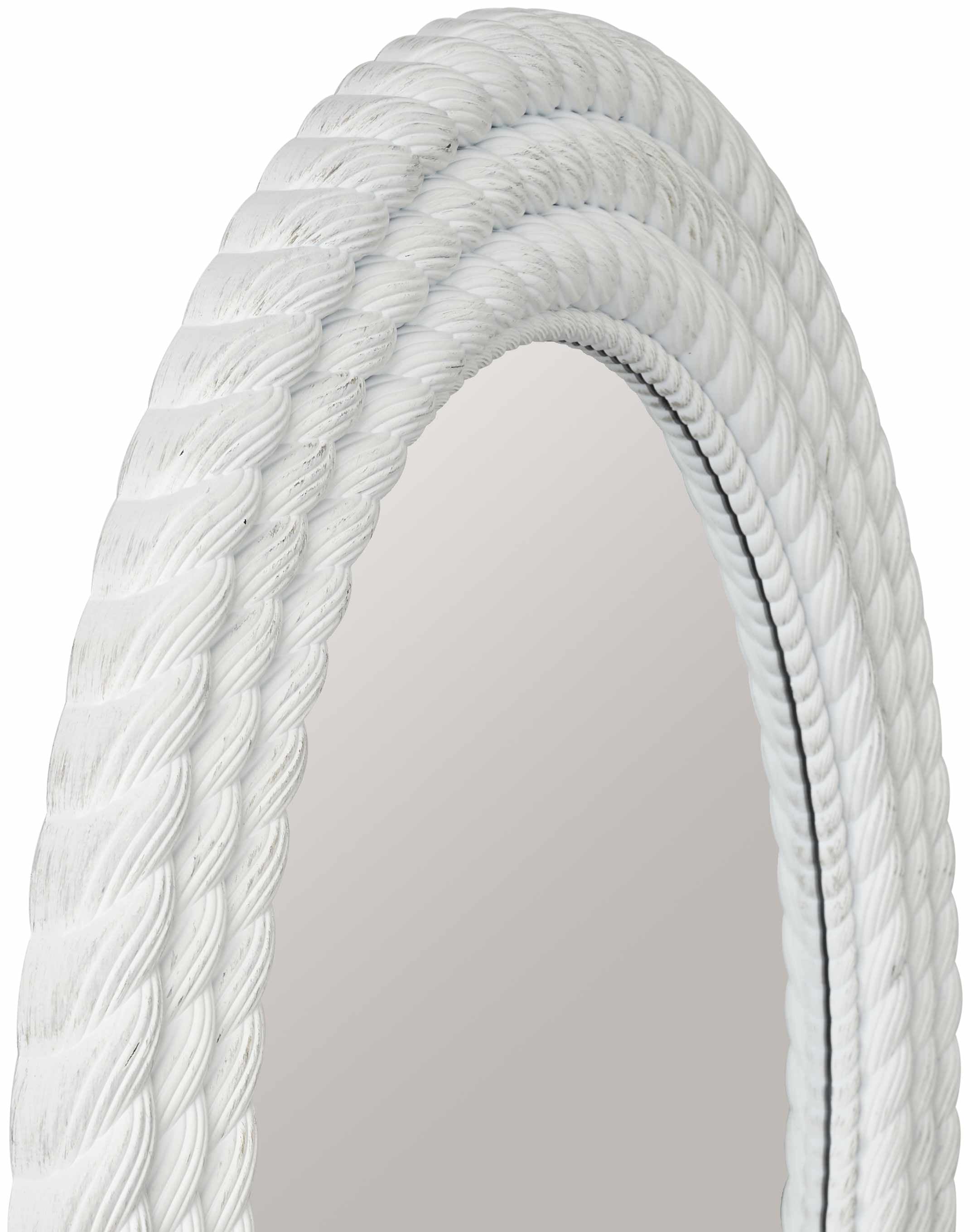 Polverigi Round White Mirror - Clearance