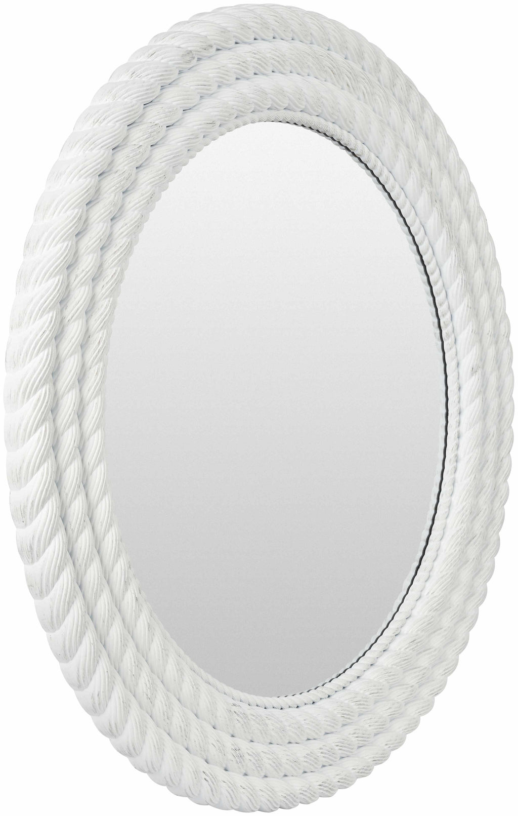 Polverigi Round White Mirror - Clearance