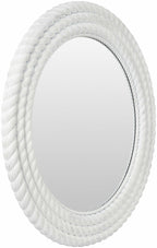 Polverigi Round White Mirror - Clearance