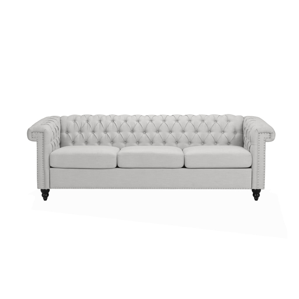 Chesterfield-Style 3 Seater Sofa