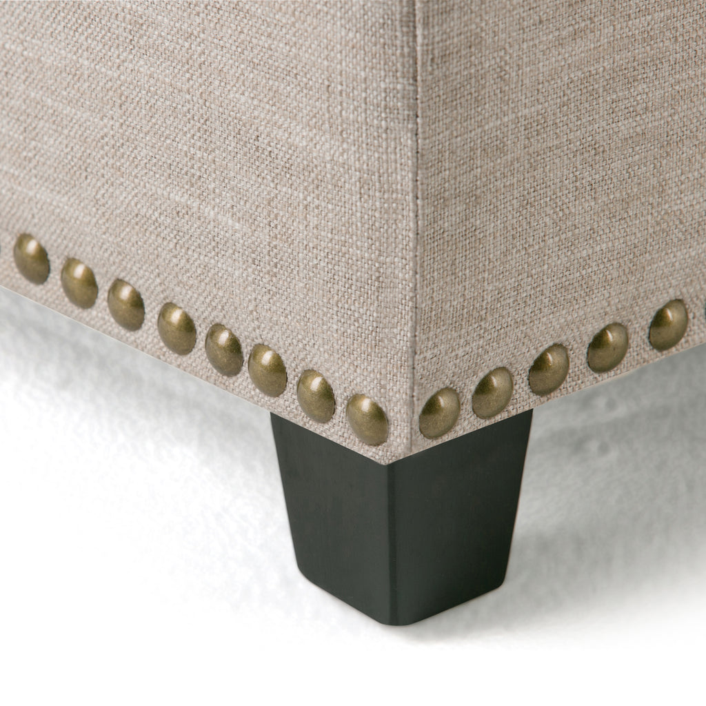 Kingsley 48 Inch Wide Large Storage Ottoman