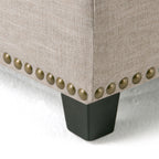 Kingsley 48 Inch Wide Large Storage Ottoman