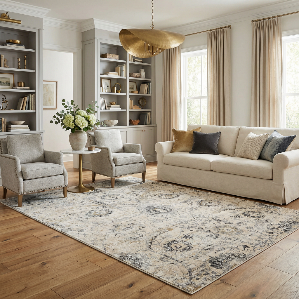 Georgiana Beige Area Rug