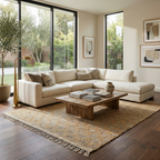 Lonut Checkered Jute Area Rug - Clearance