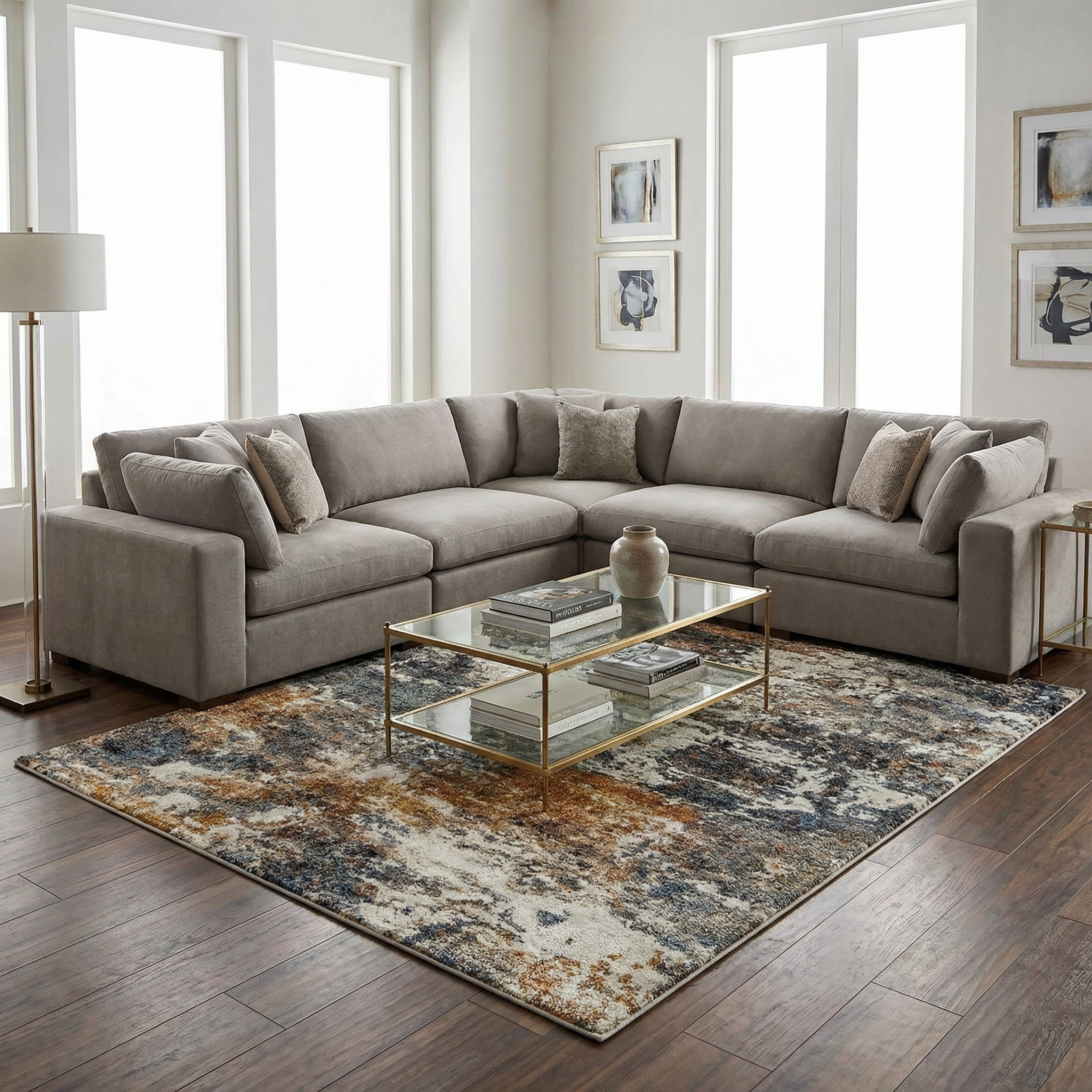 Babatngon Rock Pattern Luxe Rug
