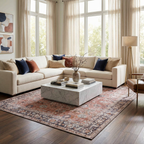 Ganyangan Red Washable Rug