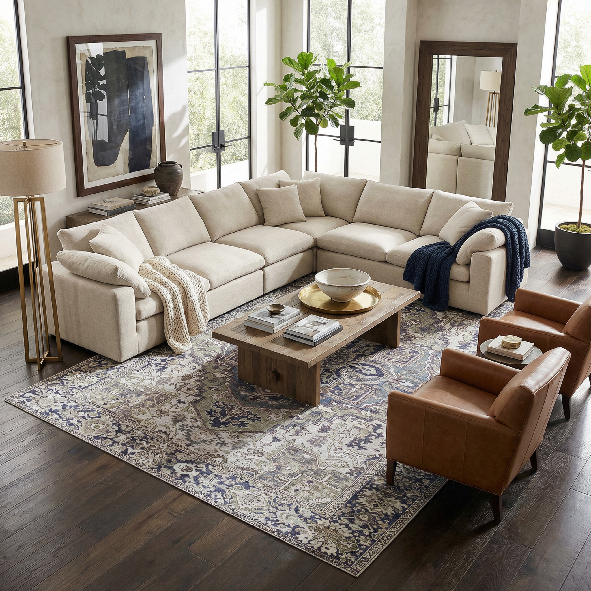 Neyland Iris Gray Area Rug 2359