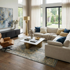 Vaeda Blue Thick Luxe Rug