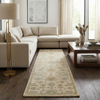 Hazen 1197 Hand Tufted Light Beige Wool Rug