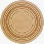 Isoko Bordered Faux Jute Outdoor Rug