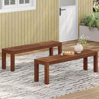 Manila 61.75'' Bench Set Of 2