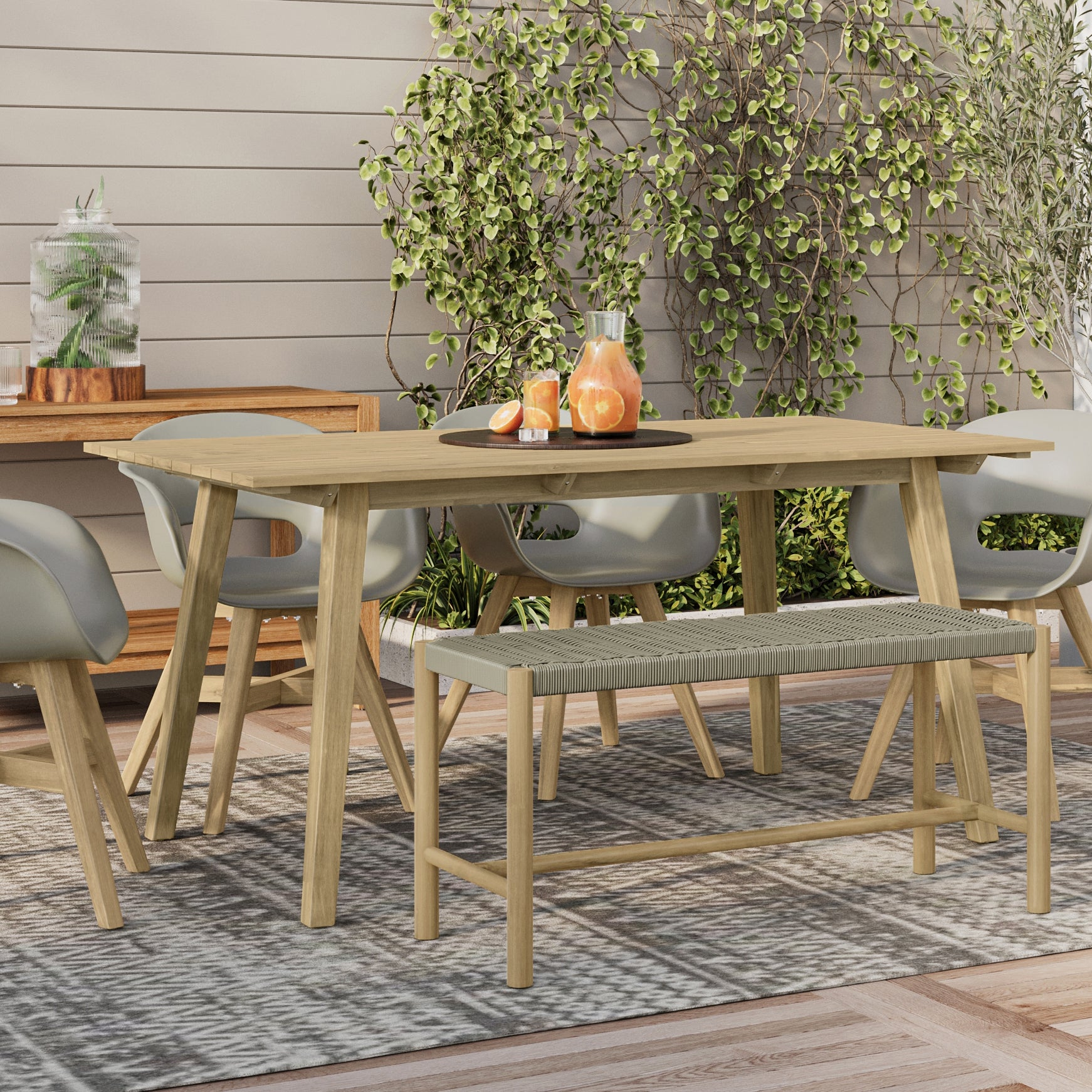 Dahlia Outdoor Indoor Bench